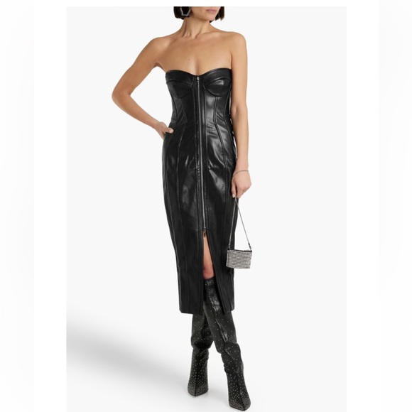 NICHOLAS Dresses & Skirts - Nicholas faux leather Delphine dress